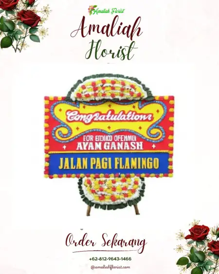 Sewa Papan Bunga Basuhan